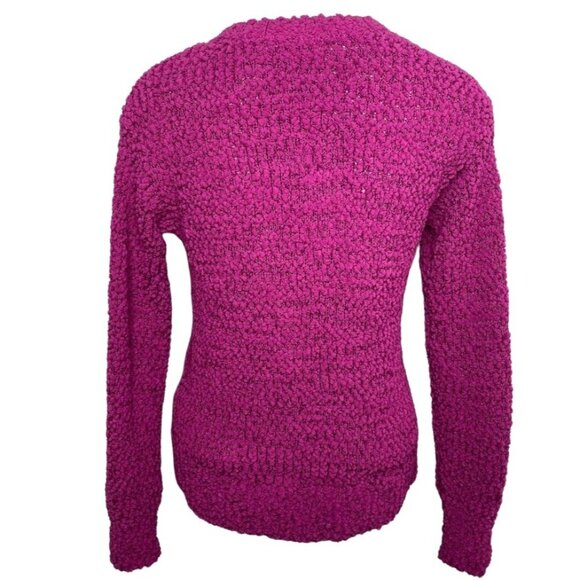 Style & Co Teddy Sweater Top Women's Petite SMALL Purple Soft Relaxed-Fit NEW‎ - Picture 2 of 10